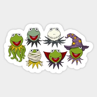 Halloween Kermit Pack Sticker